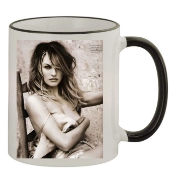 Candice Swanepoel 11oz Colored Rim & Handle Mug