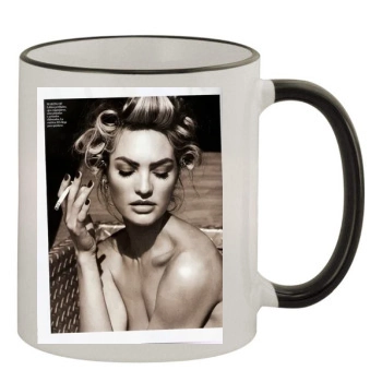 Candice Swanepoel 11oz Colored Rim & Handle Mug