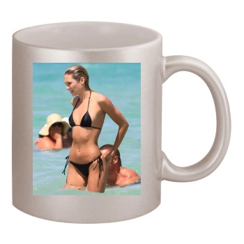 Candice Swanepoel 11oz Metallic Silver Mug