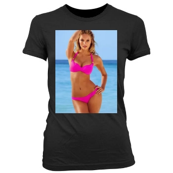 Candice Swanepoel Women's Junior Cut Crewneck T-Shirt