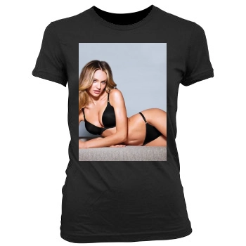 Candice Swanepoel Women's Junior Cut Crewneck T-Shirt