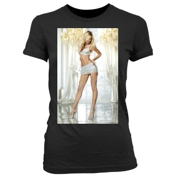 Candice Swanepoel Women's Junior Cut Crewneck T-Shirt