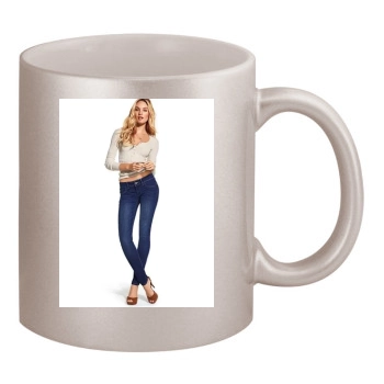 Candice Swanepoel 11oz Metallic Silver Mug