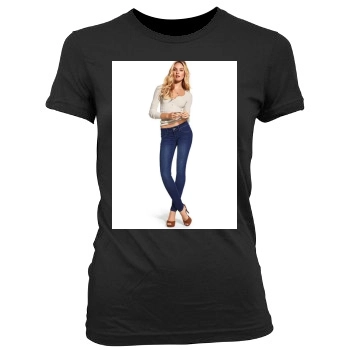 Candice Swanepoel Women's Junior Cut Crewneck T-Shirt