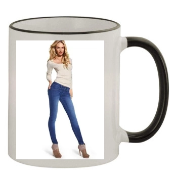 Candice Swanepoel 11oz Colored Rim & Handle Mug