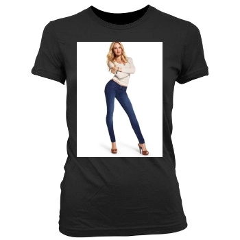 Candice Swanepoel Women's Junior Cut Crewneck T-Shirt