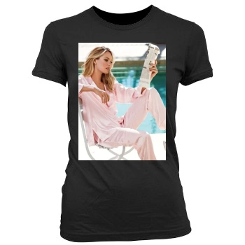 Candice Swanepoel Women's Junior Cut Crewneck T-Shirt