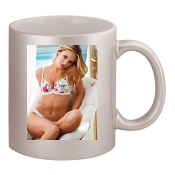 Candice Swanepoel 11oz Metallic Silver Mug