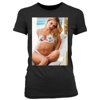 Candice Swanepoel Women's Junior Cut Crewneck T-Shirt