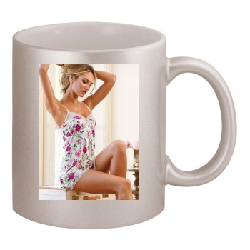 Candice Swanepoel 11oz Metallic Silver Mug