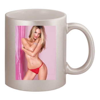 Candice Swanepoel 11oz Metallic Silver Mug