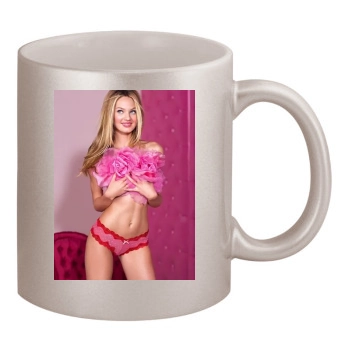 Candice Swanepoel 11oz Metallic Silver Mug