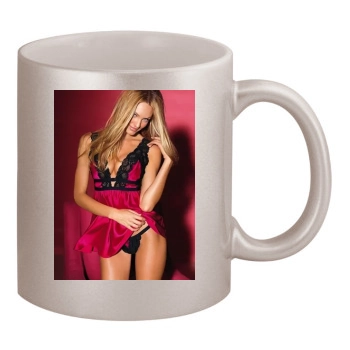 Candice Swanepoel 11oz Metallic Silver Mug