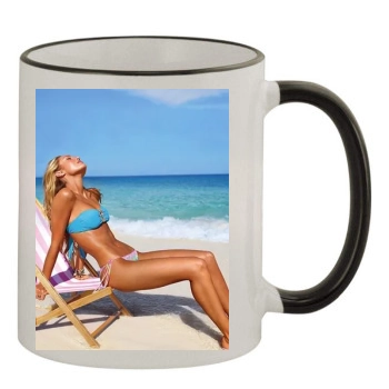 Candice Swanepoel 11oz Colored Rim & Handle Mug