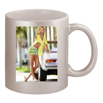 Candice Swanepoel 11oz Metallic Silver Mug