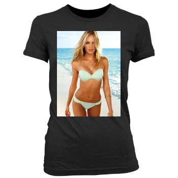 Candice Swanepoel Women's Junior Cut Crewneck T-Shirt