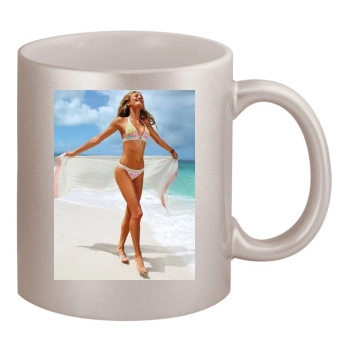 Candice Swanepoel 11oz Metallic Silver Mug