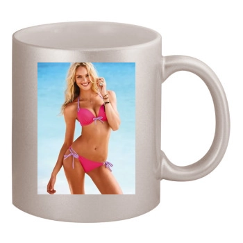 Candice Swanepoel 11oz Metallic Silver Mug