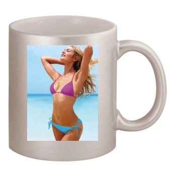 Candice Swanepoel 11oz Metallic Silver Mug