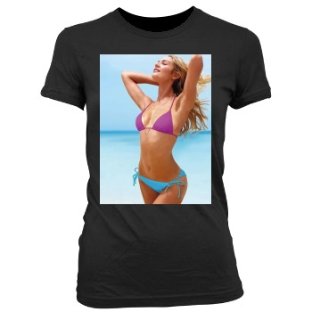 Candice Swanepoel Women's Junior Cut Crewneck T-Shirt