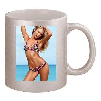 Candice Swanepoel 11oz Metallic Silver Mug