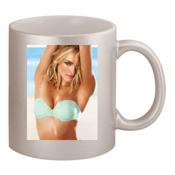 Candice Swanepoel 11oz Metallic Silver Mug