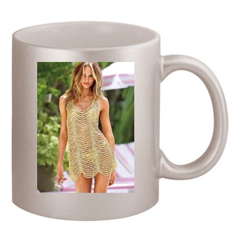 Candice Swanepoel 11oz Metallic Silver Mug