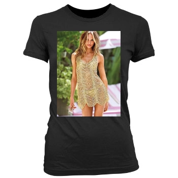 Candice Swanepoel Women's Junior Cut Crewneck T-Shirt