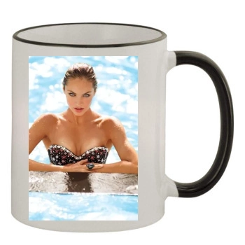 Candice Swanepoel 11oz Colored Rim & Handle Mug