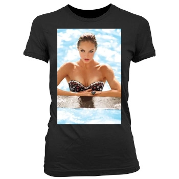 Candice Swanepoel Women's Junior Cut Crewneck T-Shirt