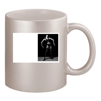 Candice Swanepoel 11oz Metallic Silver Mug