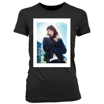 Carla Bruni Women's Junior Cut Crewneck T-Shirt