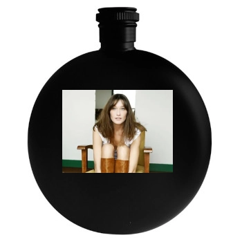 Carla Bruni Round Flask