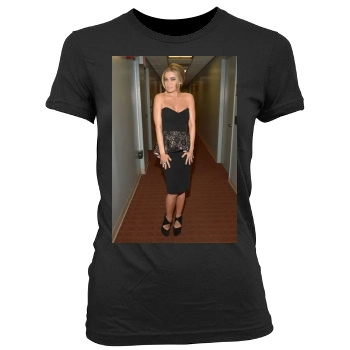 Carmen Electra Women's Junior Cut Crewneck T-Shirt