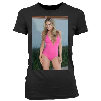 Carmen Electra Women's Junior Cut Crewneck T-Shirt