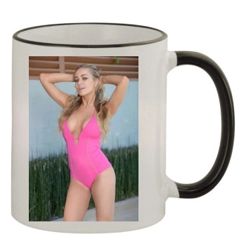 Carmen Electra 11oz Colored Rim & Handle Mug