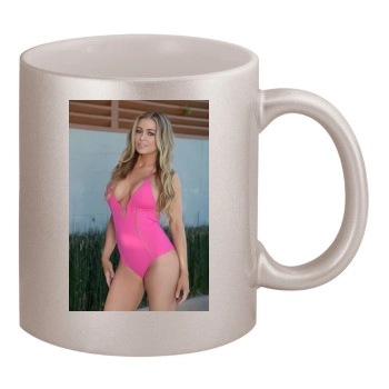 Carmen Electra 11oz Metallic Silver Mug