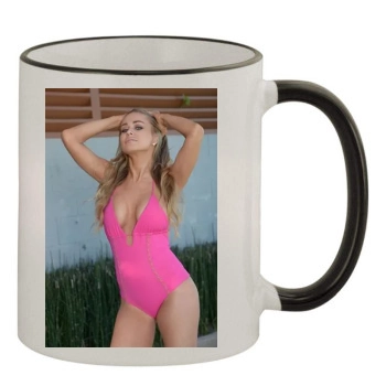 Carmen Electra 11oz Colored Rim & Handle Mug