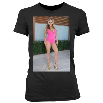 Carmen Electra Women's Junior Cut Crewneck T-Shirt