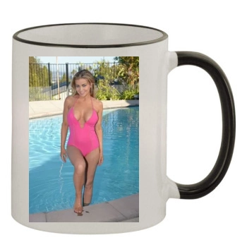 Carmen Electra 11oz Colored Rim & Handle Mug