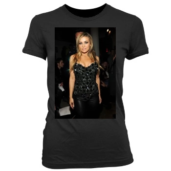 Carmen Electra Women's Junior Cut Crewneck T-Shirt