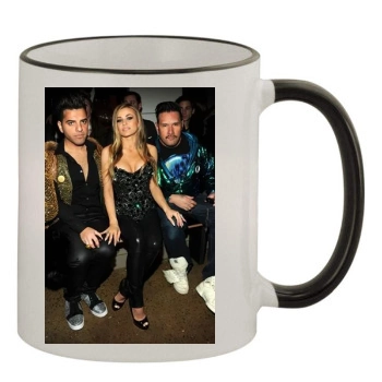 Carmen Electra 11oz Colored Rim & Handle Mug