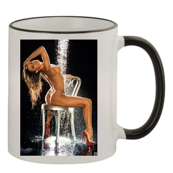 Carmen Electra 11oz Colored Rim & Handle Mug