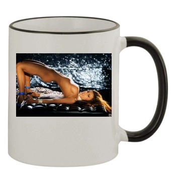 Carmen Electra 11oz Colored Rim & Handle Mug