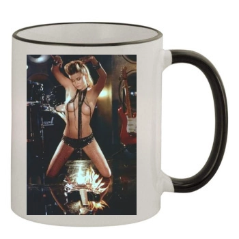 Carmen Electra 11oz Colored Rim & Handle Mug