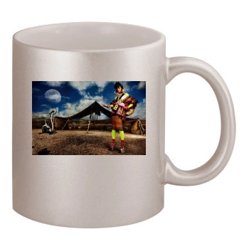 Carmen Kass 11oz Metallic Silver Mug