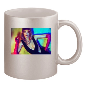 Carmen Kass 11oz Metallic Silver Mug