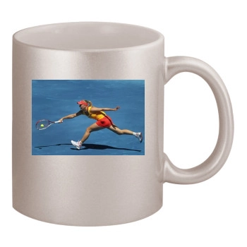 Caroline Wozniacki 11oz Metallic Silver Mug