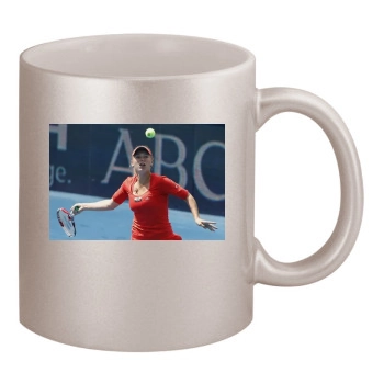 Caroline Wozniacki 11oz Metallic Silver Mug