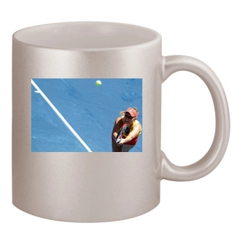 Caroline Wozniacki 11oz Metallic Silver Mug